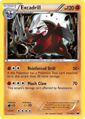 Excadrill (57), Dark Explorers
