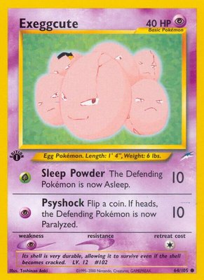 Exeggcute, Neo Destiny