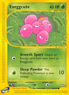 Exeggcute (76), Aquapolis