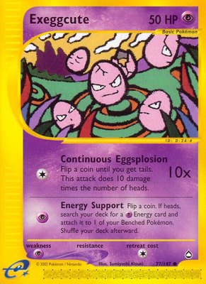 Exeggcute (77), Aquapolis