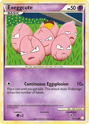 Exeggcute, HeartGold SoulSilver