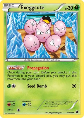 Exeggcute, Plasma Freeze
