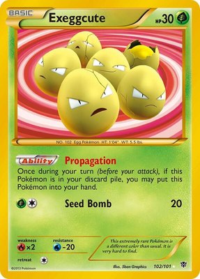 Exeggcute (102 Secret Rare), Plasma Blast
