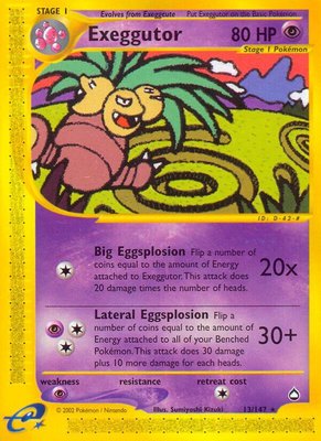 Exeggutor (13), Aquapolis