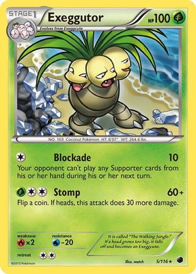 Exeggutor, Plasma Freeze
