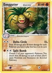 Exeggutor (Delta Species), EX Holon Phantoms