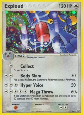 Exploud, EX Emerald