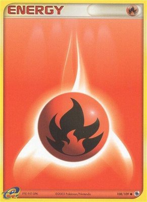 Fire Energy, EX Ruby and Sapphire