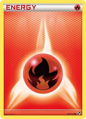 Fire Energy, Black and White