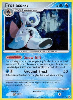 Froslass, Arceus