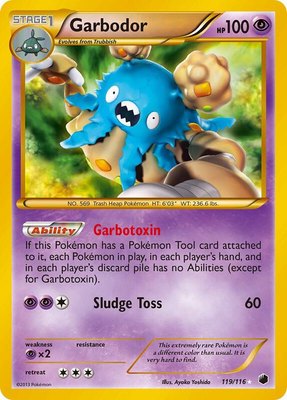 Garbodor (119 Secret Rare), Plasma Freeze