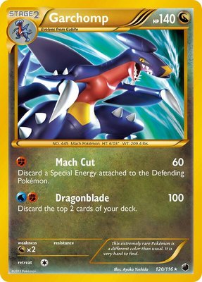Garchomp (120 Secret Rare), Plasma Freeze