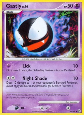 Gastly (36), Arceus