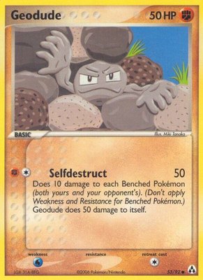 Geodude, EX Legend Maker