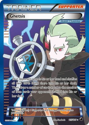 Ghetsis (Team Plasma) (Full Art), Plasma Freeze