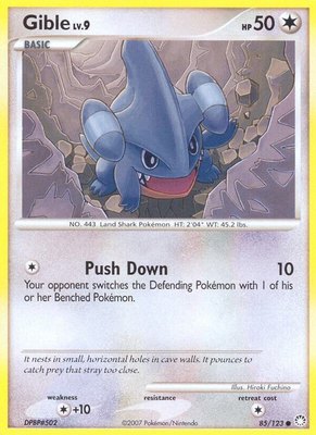 Gible, Mysterious Treasures