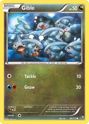 Gible, Legendary Treasures