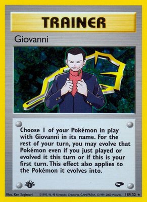 Giovanni (18), Gym Challenge
