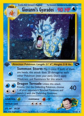 Giovanni's Gyarados, Gym Challenge