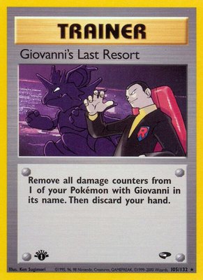 Giovanni's Last Resort, Gym Challenge