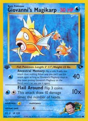 Giovanni's Magikarp, Gym Challenge