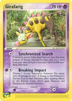 Girafarig, EX Dragon