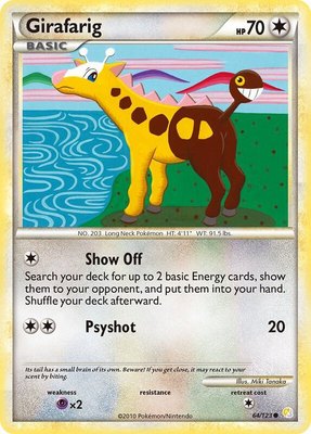 Girafarig, HeartGold SoulSilver