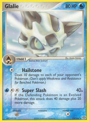 Glalie, EX Emerald