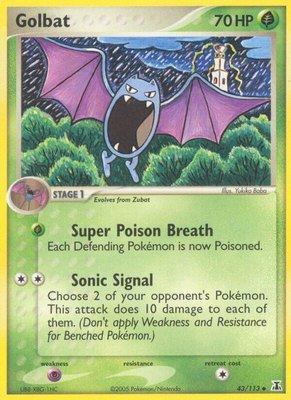 Golbat, EX Delta Species