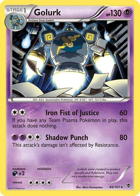 Golurk, Plasma Blast