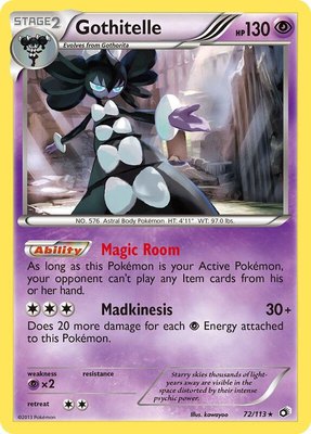 Gothitelle, Legendary Treasures