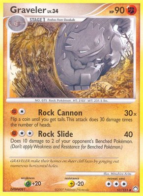 Graveler, Mysterious Treasures