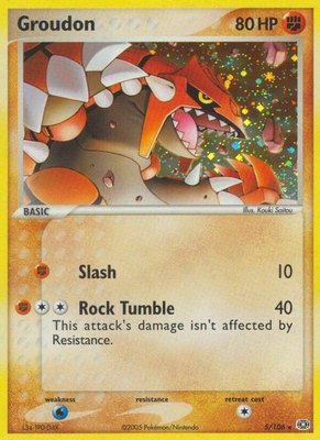 Groudon, EX Emerald