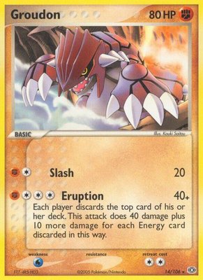 Groudon, EX Emerald