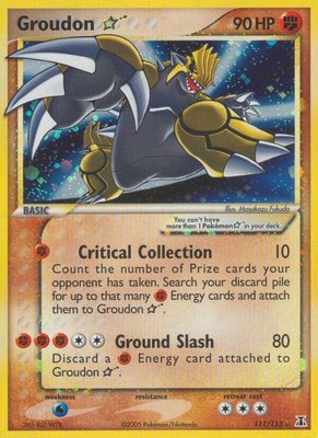 Groudon Star, EX Delta Species