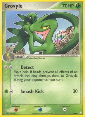 Grovyle, EX Crystal Guardians