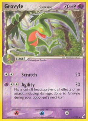 Grovyle (Delta Species), EX Crystal Guardians
