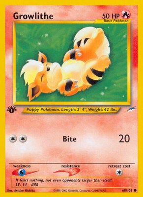 Growlithe, Neo Destiny