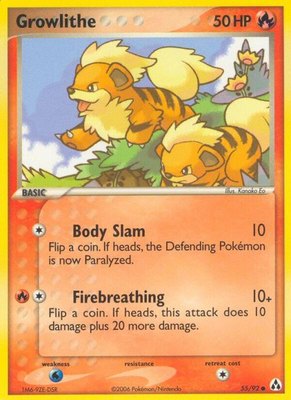 Growlithe, EX Legend Maker