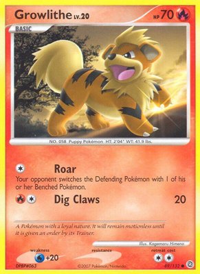 Growlithe, Secret Wonders