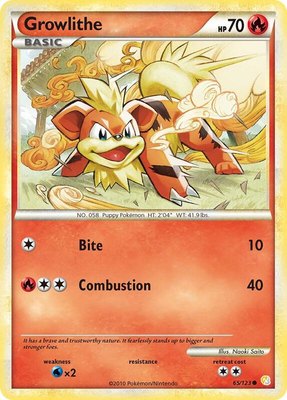 Growlithe, HeartGold SoulSilver