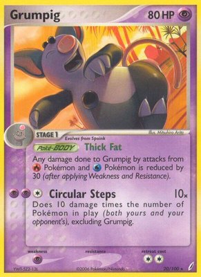 Grumpig, EX Crystal Guardians