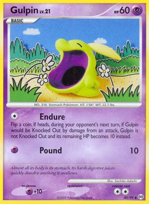 Gulpin (40), Arceus
