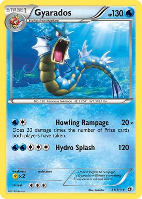 Gyarados, Legendary Treasures