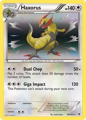 Haxorus, Noble Victories