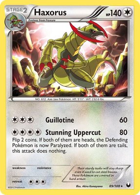 Haxorus, Dark Explorers