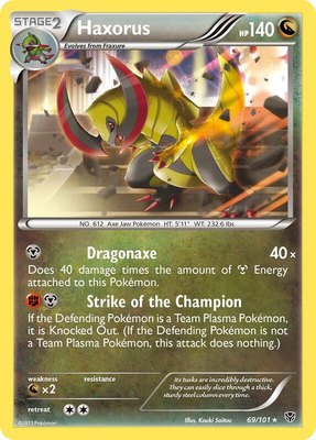 Haxorus, Plasma Blast