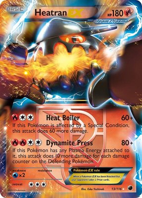 Heatran EX (Team Plasma), Plasma Freeze