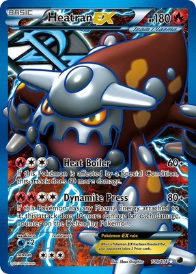 Heatran EX (Team Plasma) (Full Art), Plasma Freeze