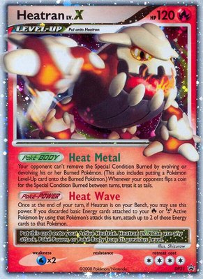 Heatran LV.X, Diamond and Pearl Promos